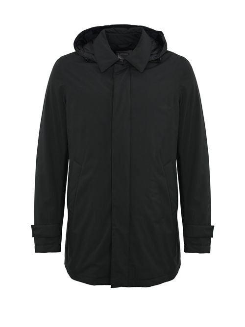 Parka lungo in 2 Layer Windstopper Nero Herno | PI001242U 128409300